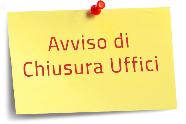 Chiusura uffici comunali venerdì 16 agosto 2024